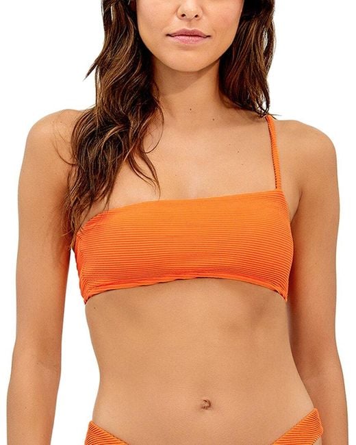 ViX Orange Kayla Ana Halter Top