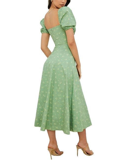 Monique Lagarde Green Maxi Dress