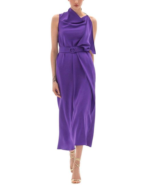 BGL Purple Midi Dress