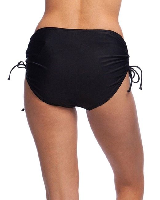 24th & Ocean Black Solid Swim Bottom