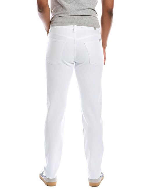 7 For All Mankind Adrien White Straight Jean for men