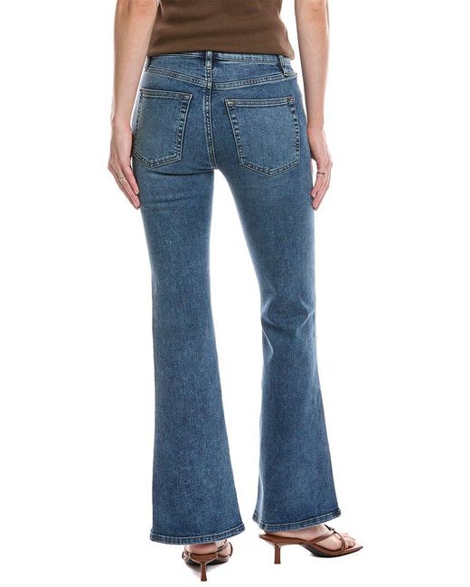 FRAME Blue Frame The Icon Canals Flare Jean