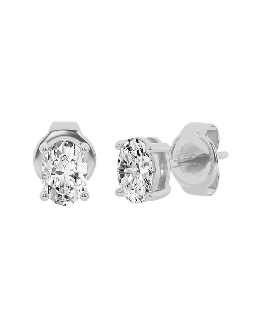 Lab Grown Diamonds Metallic 14K 1.50 Ct. Tw. Lab-Grown Diamond Studs