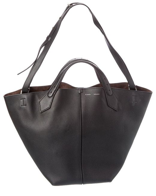 Proenza Schouler Black Chelsea Large Leather Tote