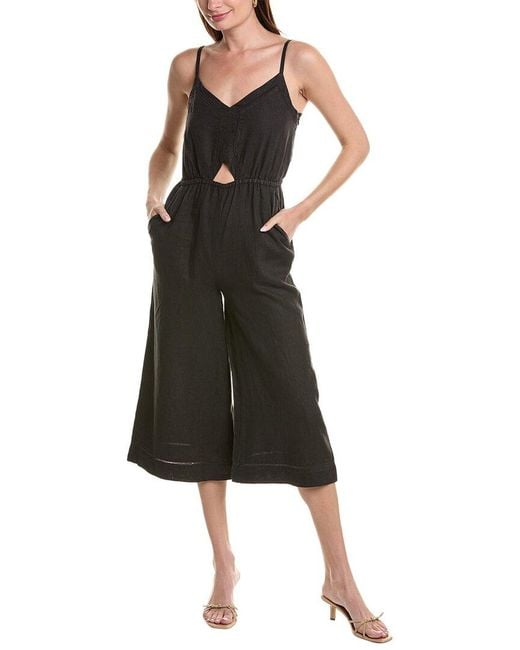 Joie Black Linen Jumpsuit