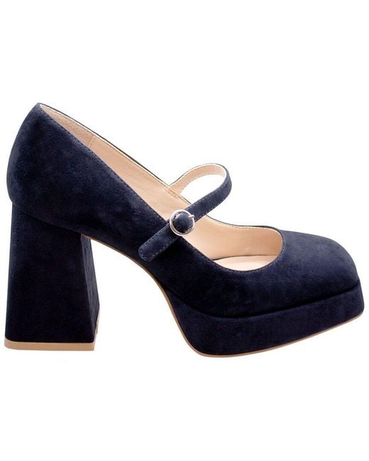 Charles David Blue Vivanna Leather Dress Shoe