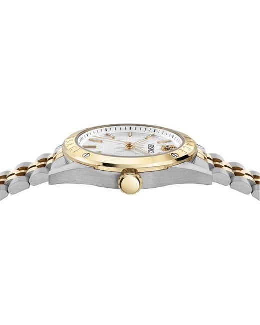 Versace Metallic Athletic Watch for men