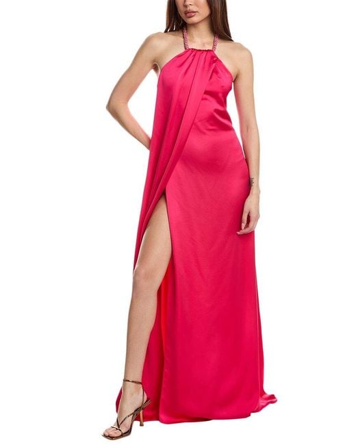 Ramy Brook Red Hadleigh Gown