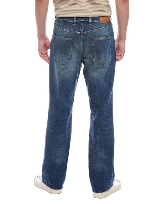 BLK DNM Blue Dark Vintage Straight Jean for men