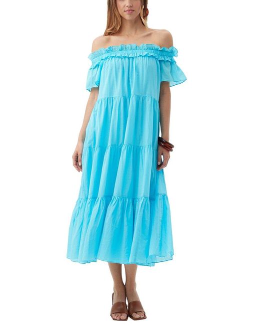 Trina Turk Blue Cattleya 2 Dress
