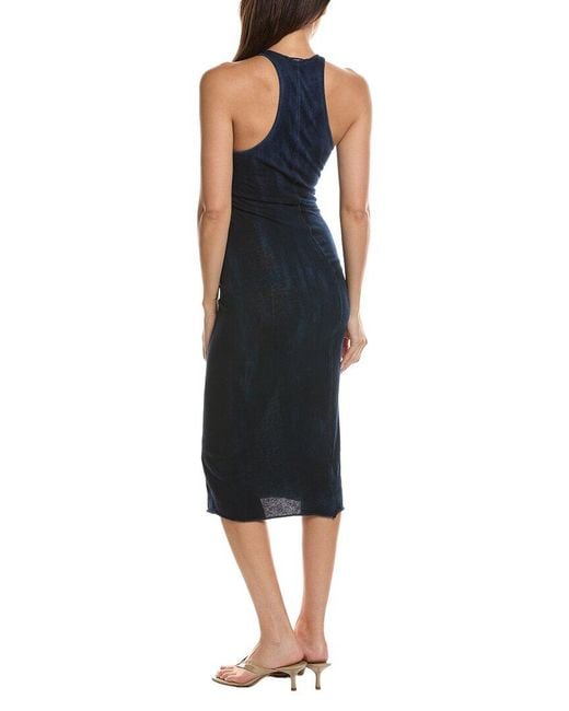 Cotton Citizen Black Marbella Midi Dress