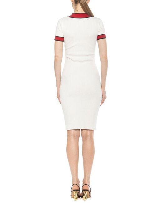 Alexia Admor White Otto Shirtdress