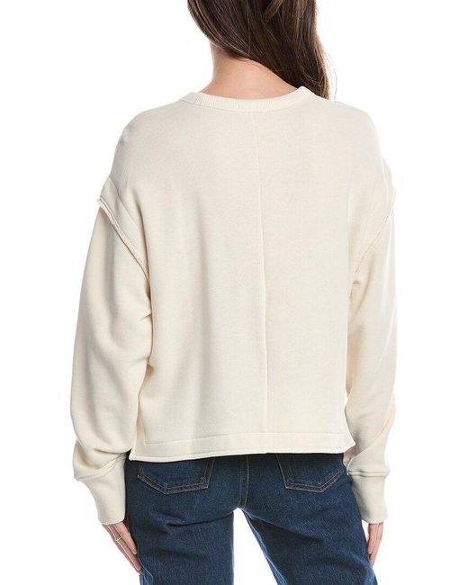 Rag & Bone White Jo Sweatshirt