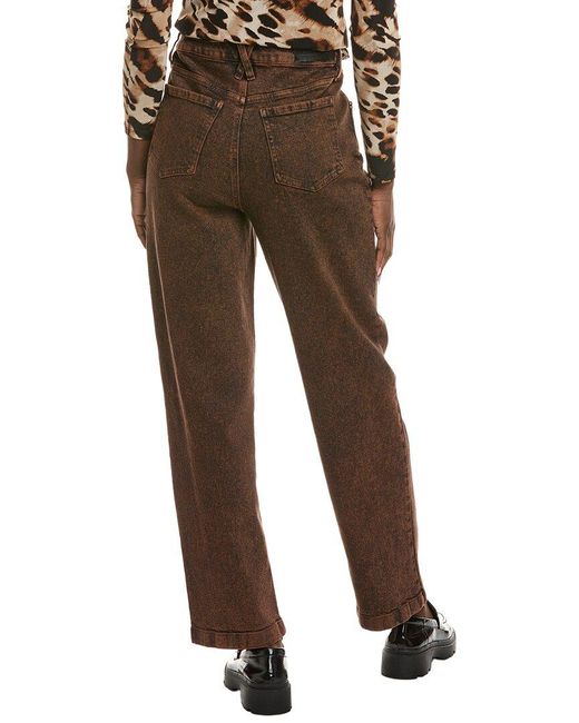 Kenneth Cole Brown Baggy Boyfriend Jean