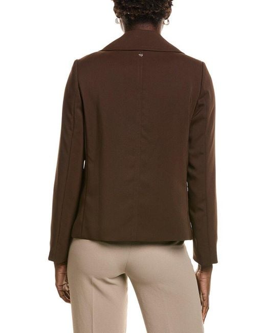 Marc Cain Brown Solid Blazer