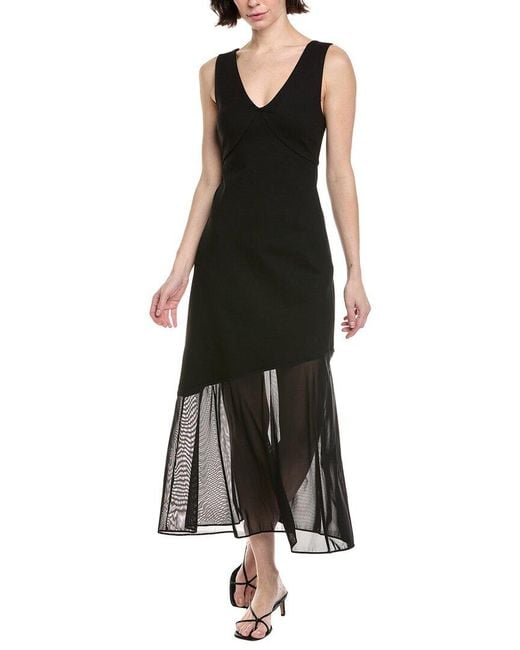 Rag & Bone Black Venice Ponte Dress