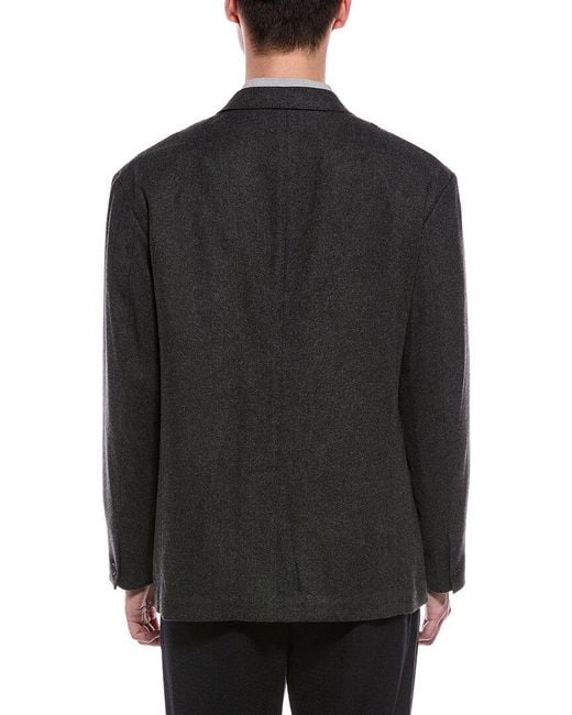 Rag & Bone Black Shift Flannel Blazer for men