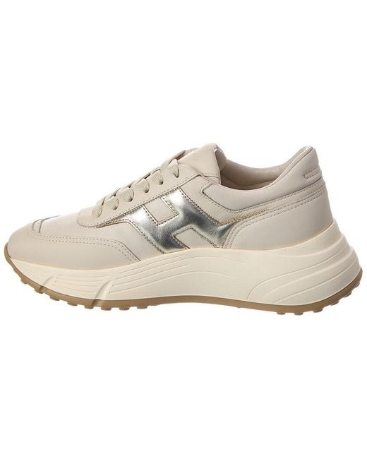 Hogan White Hi-Fi Leather Sneaker