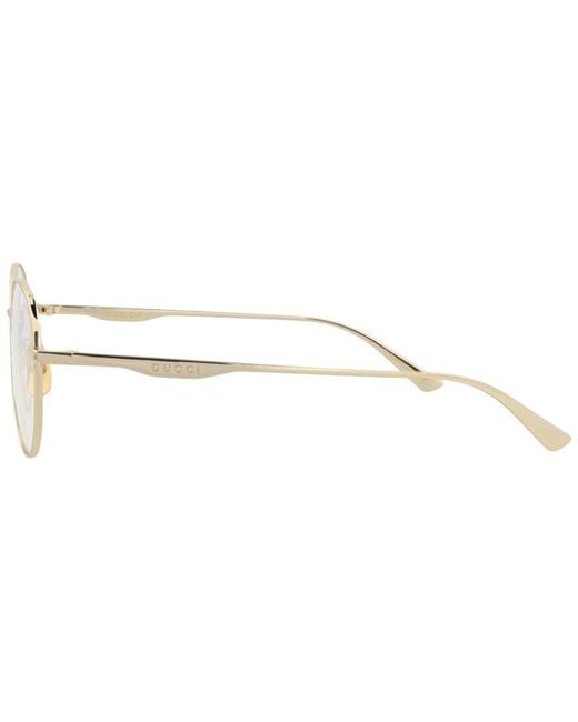Gucci White Saint Laurent 51Mm Optical Frames