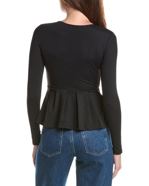 Susana Monaco Black Ava Top