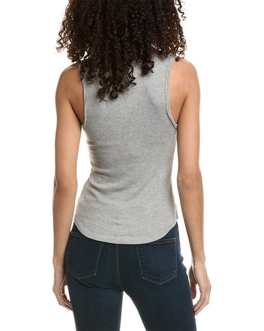 Project Social T Gray Madly Notch Tank