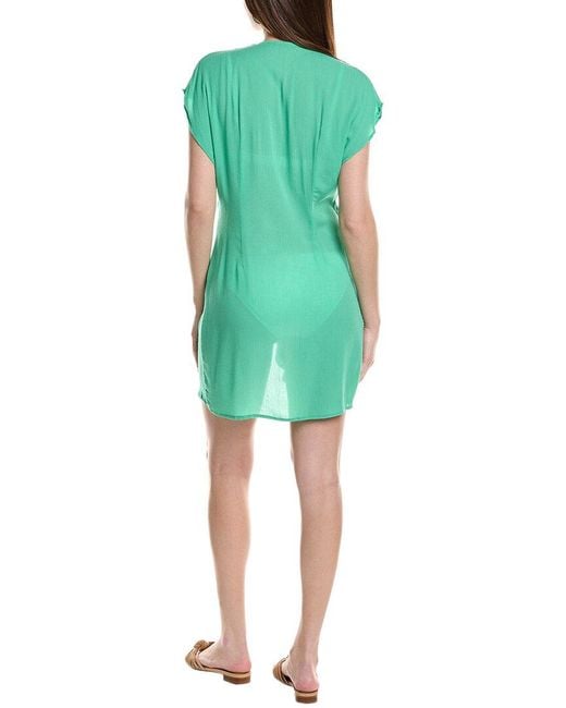 ViX Green Solid Sasha Coverup