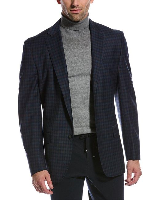 Brooks Brothers Blue Classic Fit Jacket for men
