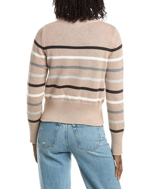 Isla Blue Ember Stripe Sweater
