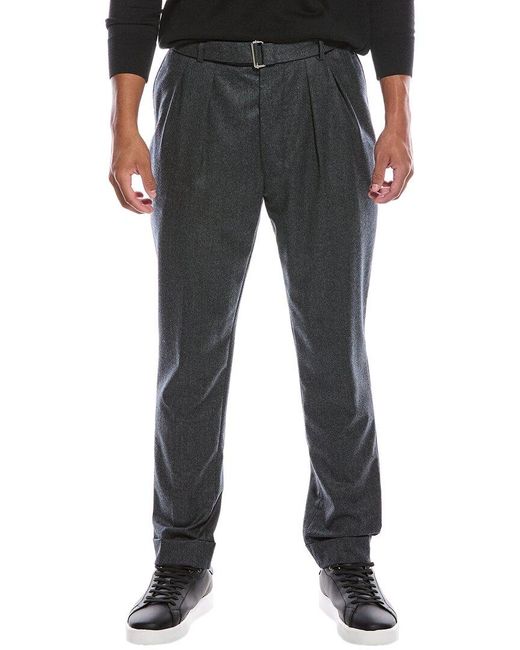 Officine Generale Black Pierre Wool Pant for men