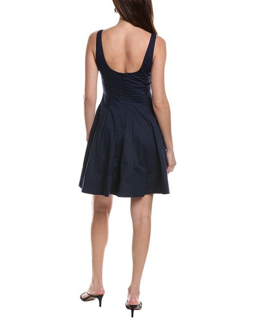 REVERIEE Blue Mini Dress