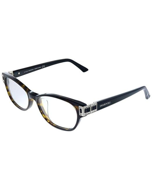 Swarovski Brown Oval 56Mm Optical Frames