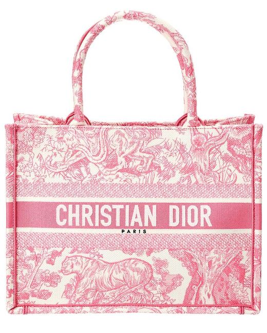 Dior Pink Book Medium Tote