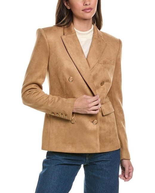 Generation Love Natural Arielle Vegan Suede Blazer