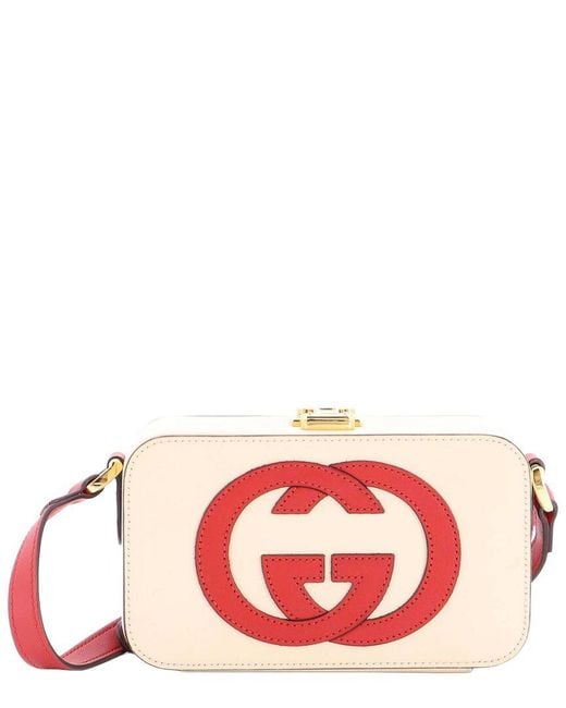 Gucci Red Interlocking G Camera Bag (authentic Pre-loved)