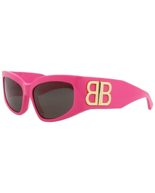 Balenciaga Pink 57mm Sunglasses