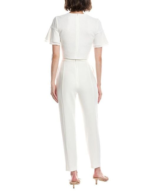 Black Halo White 2Pc Syon Jumpsuit