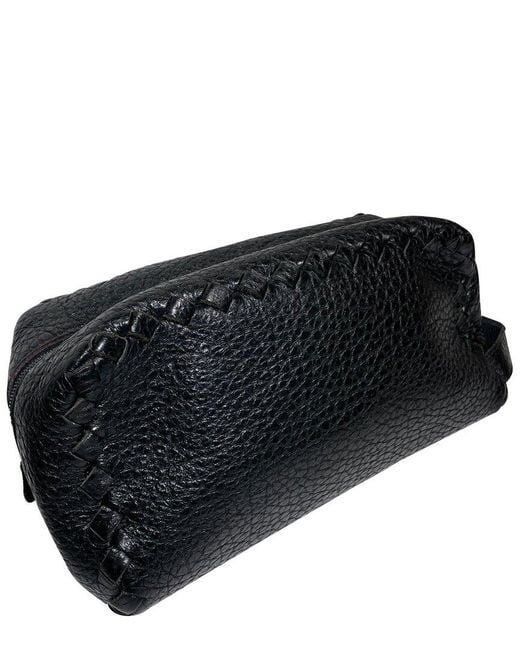 Bottega Veneta Black Leather Clutch (authentic Pre-loved)