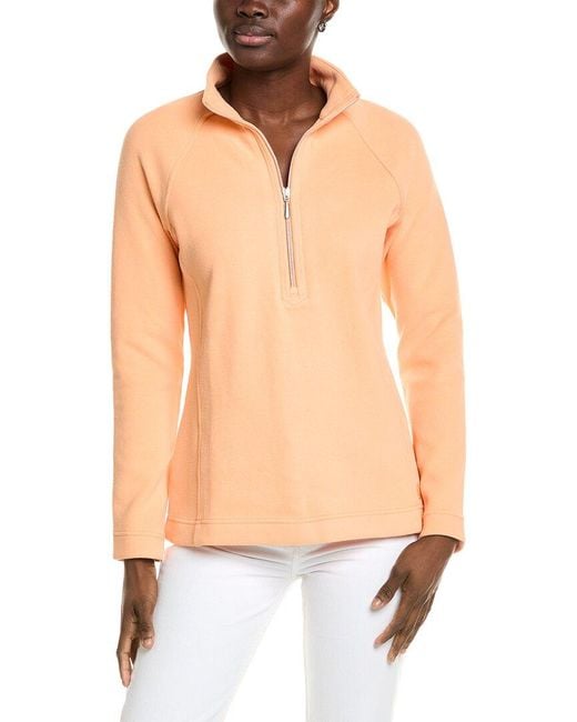 Tommy Bahama White New Aruba Half Zip Pullover
