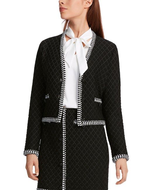 Marc Cain Black Wool Cardigan