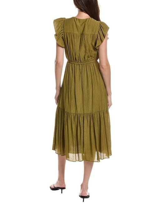 Julia Jordan Green Midi Dress