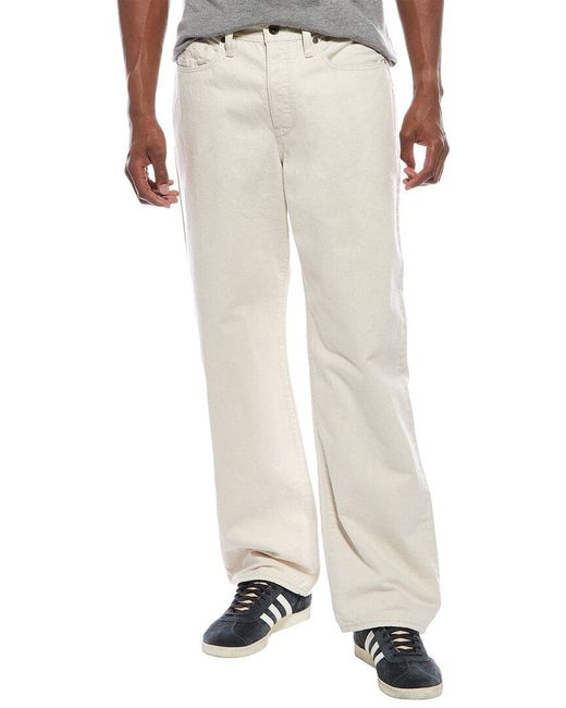 Todd Snyder Natural Birch Canvas Slim Fit Jean for men