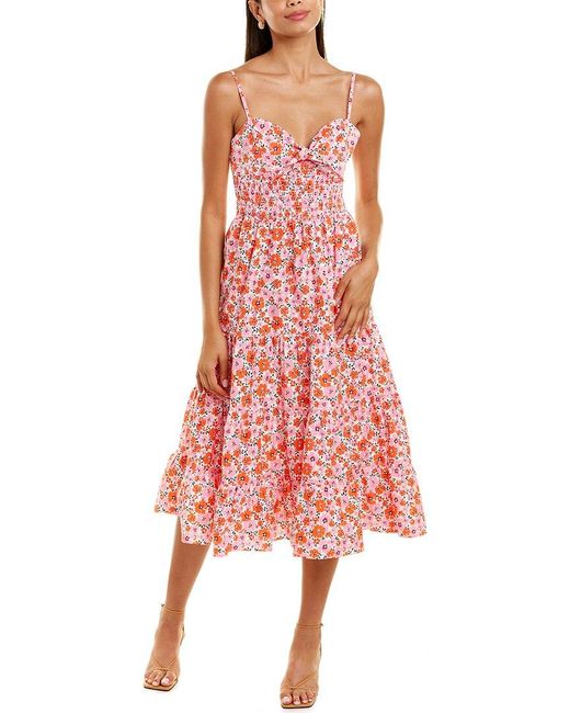 Yumi Kim Cotton Ingrid Midi Dress in 