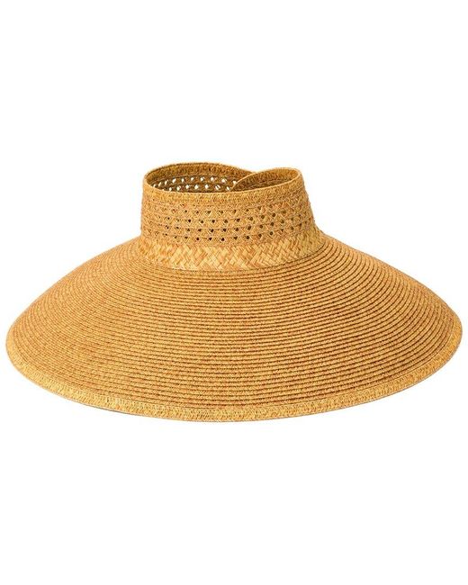 San Diego Hat Natural Everyday Full Coverage Wide Brim Roll-Up Visor