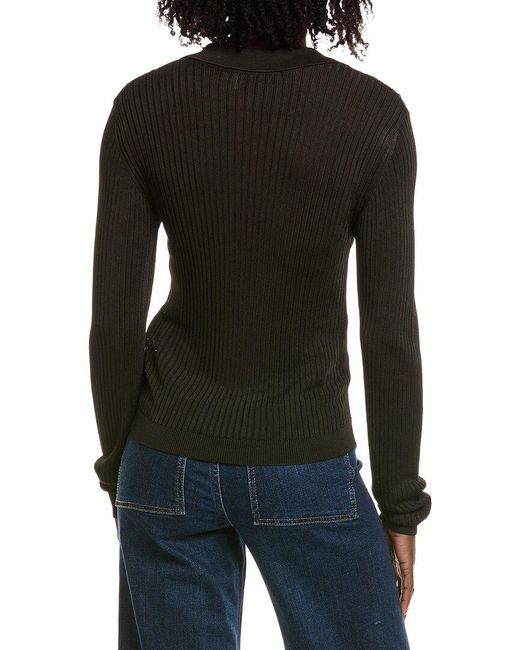 Officine Generale Black Officine Generale Ribbed Top
