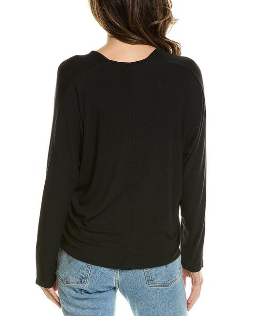 Vince Black Relaxed Top