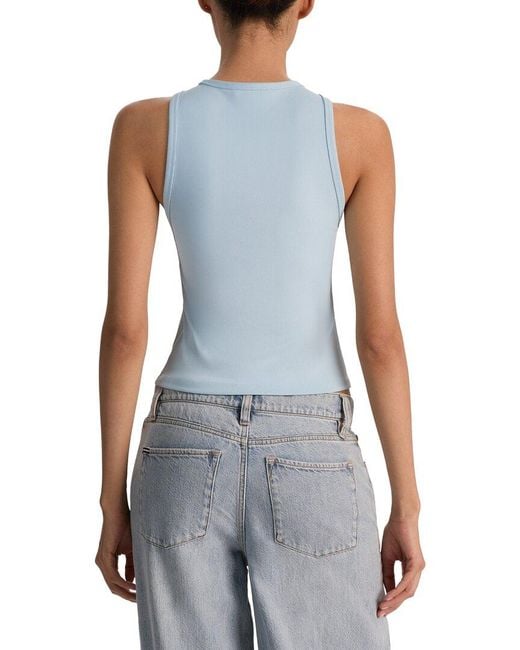 Alice + Olivia Blue Allen Tank