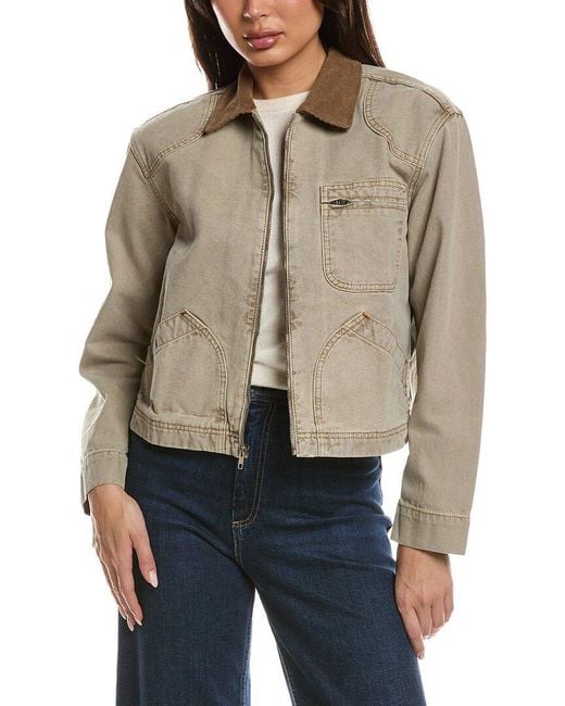 SLVRLAKE Denim Natural Harley Worker Jacket