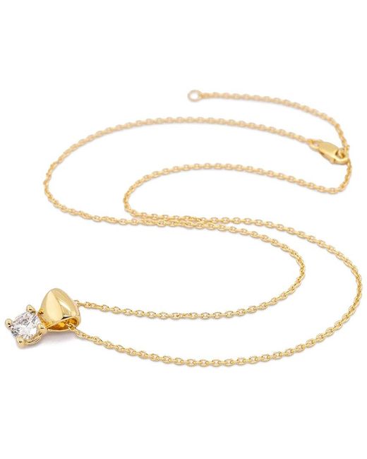 MaxColor Metallic 14k Resin-filled Necklace