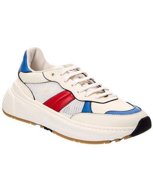 Bottega Veneta Speedster Leather & Mesh Sneaker in White for Men | Lyst ...