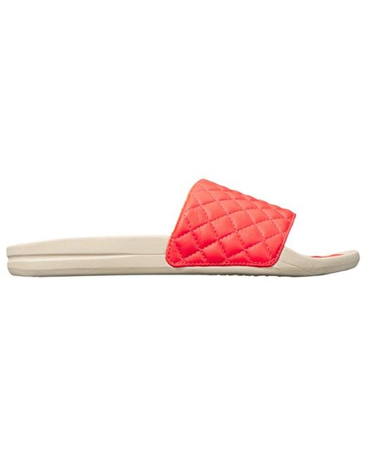 Athletic Propulsion Labs Red Lusso Leather Slide